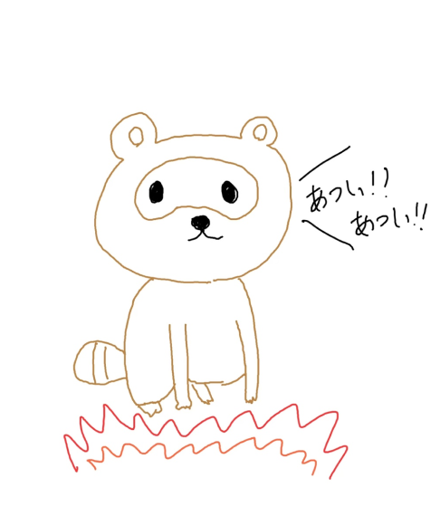 たぬきの陶芸