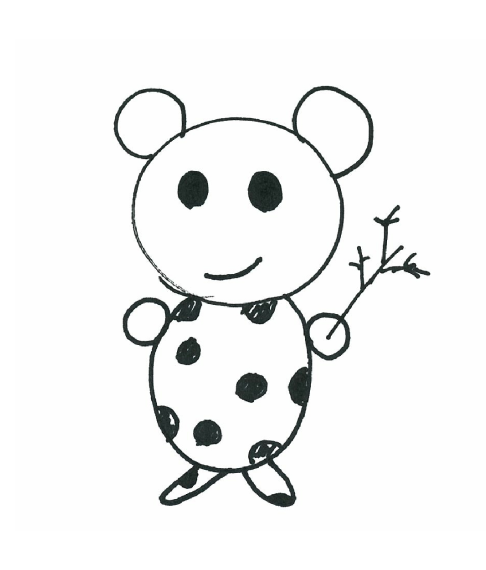 キメてるパンダ