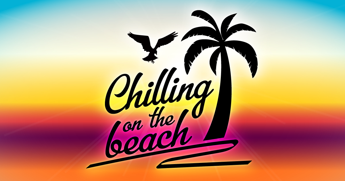Chilling on the beach